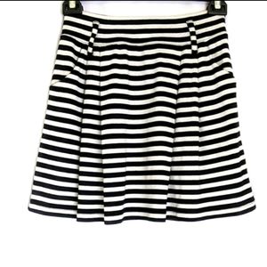 Starling Black and White Striped Mini Skirt small